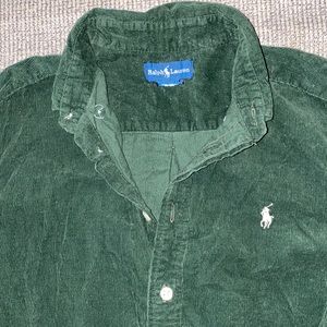 Ralph Lauren M (12/14) dark green shirt